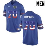 Men's Florida Gators #70 D.J. Humphries NCAA Nike Blue Authentic Stitched College Football Jersey MZZ3862NS